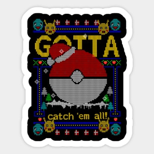 Christmas Catch Sticker